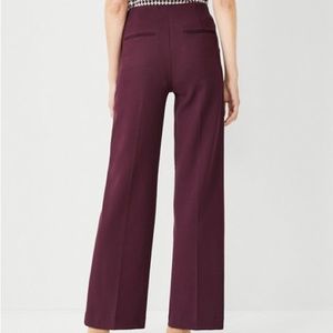 7th Avenue York & Company Bootcut Pants Burgundy | Size 2